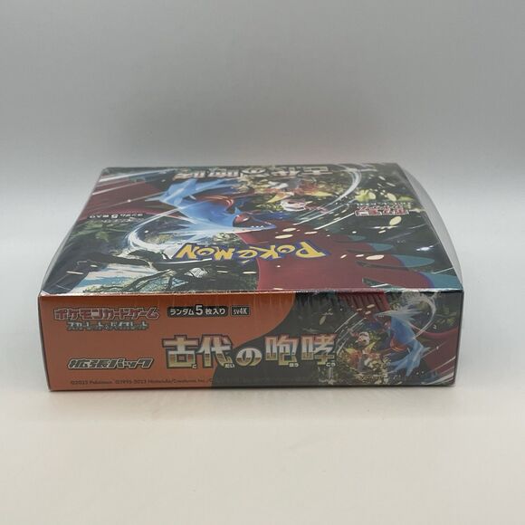 Pokémon TCG Ancient Roar Booster Box sv4K Japanese Brand New Sealed - Picture 3 of 6